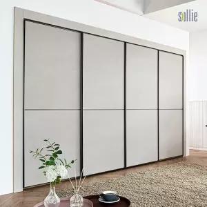 ~3/9 210cm이상 3종 1택 사은품 엘레나 스톤그레이 슬라이딩 붙박이장 30cm