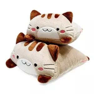 [비투비월드]미네코 사각쿠션-브라운(中) (35cm)/캐릭터 인형