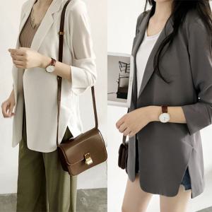 봄 여름 여성  루즈핏 쉬폰 재킷 Y188