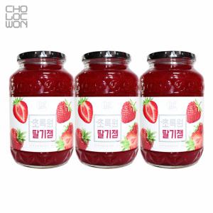 초록원 딸기잼 1KG X 3병 (3KG)