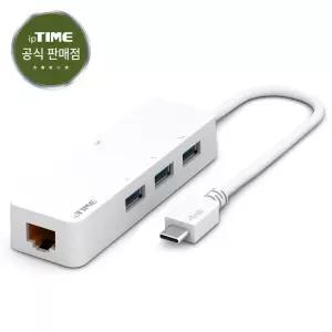 ipTIME U1003C 3포트 멀티포트 기가 유선 USB-C 랜카드