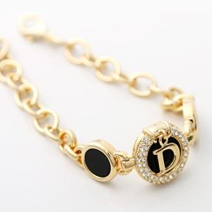 [미니아트]럭셔리 골드 블랙 시크 고급 볼드 패션 팔찌
