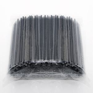 개별포장 자바라 주름 빨대 검정 25cm 500개