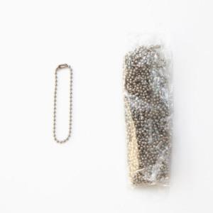 [문구티쳐] 민화샵 구슬줄 15cm(50개입) 군번줄 볼체인줄 연결링 / 만들기용품 만들기재료