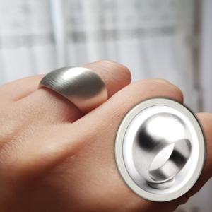 정품 실버 여성 은반지 99.9 링 반지 순은 19.78g 5돈 3돈 (굵은가락지) 단아한 925실버(11호~23호)