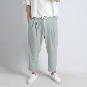 여름 와이드핏 9부 냉감바지 빅사이즈 쿨 스판밴딩 아이스팬츠