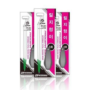 장어채비 릴지렁이 묶음추 원투채비 5개입