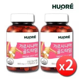 휴오레 가르시니아 골드타임 x 2병 약 16주분 가르니시아 체지방 감소 내장지방 분해 탄수화물 컷팅제