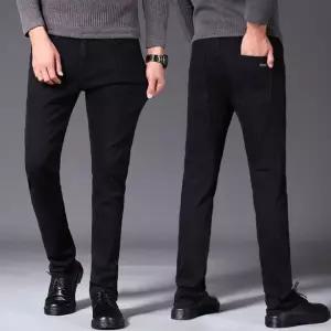 [제라카] 남자 블랙진 청바지 일자핏 스판진 데님 바지 JN201