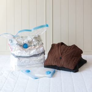 의류 이불 3D 압축팩 롱패딩 옷걸이 밸브형 진공팩