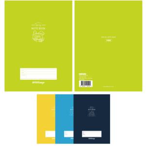 오피스존 1000 프라임 좌철 스프링 노트 유선 연습장 공책