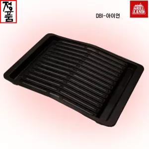 디바디바 DBI-아이언 주물석쇠 삼겹살 고기 바베큐 숯불 직화구이 불판 캠핑 야외용 그릴