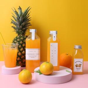 사각주스페트 250ml 300ml 500ml 1000ml 1개 더치 커피 밀크티 페트 포장 병