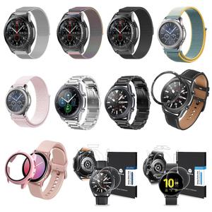 갤럭시 워치 4 3 액티브2 메탈 마그네틱 스포츠 쥬빌레 스트랩 필름 베젤링