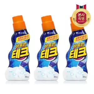 바르는 테크 섬유 얼룩제거제 220ml × 3개