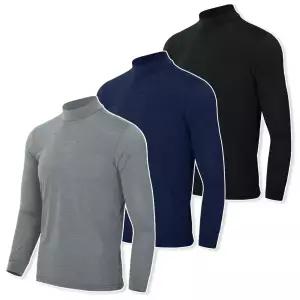 봄 여름용 긴팔 쿨티셔츠 쿨 이너웨어 작업 작업복 상의 냉감 반목티 아이스 스판 냉동고 기능성 시원한