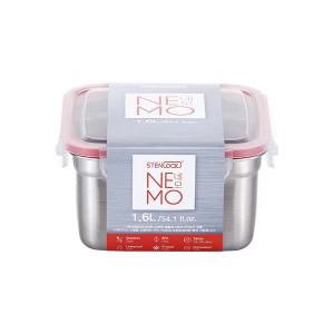 스텐락 밀폐용기 네모 11호 1600ml, 1개