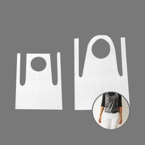 투명 일회용 비닐 앞치마 100개입/아동용 성인용 미술