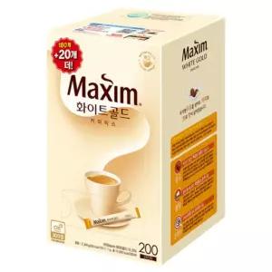맥심 화이트골드 커피믹스 180개+20T(200개입)