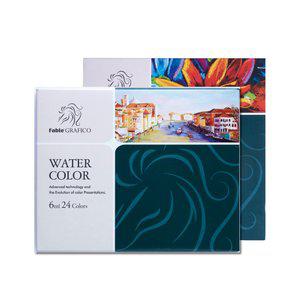 동아 그라피코 24색 크레파스+24색 물감 6ml, 1세트