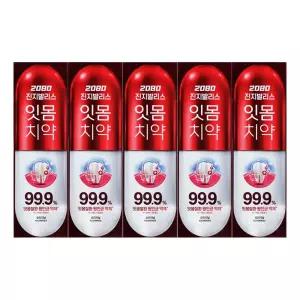 애경 2080 진지발리스 치약 오리지날 120g X 5개