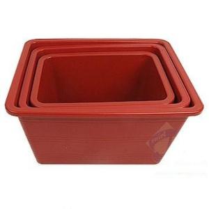 대형 원형 사각 고무통 빨간 고무 대야 고무 다라이 다라 세수대야 바케스