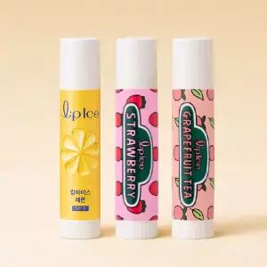 멘소래담 립아이스 립밤 KKKIM x3개 (딸기+레몬+자몽)