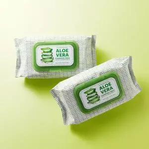 [네이처리퍼블릭] 1+1 수딩 앤 모이스처 알로에베라 클렌징 티슈 (총 160매)