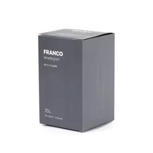 분리수거비닐봉투20L(50매). 투명 비닐봉지 속지 쓰레기봉투20리터