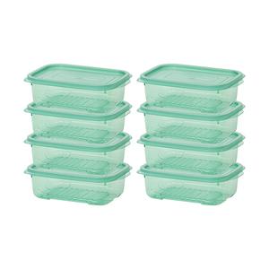 이지앤프리 튼튼이 웨이브킵 냉동실정리용기, 750ml, 8개입, 1개