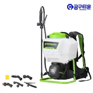 그린웍스 충전 백팩 분무기 G-MAX 40V 본체 15L 분무거리 7.62M GW5300373