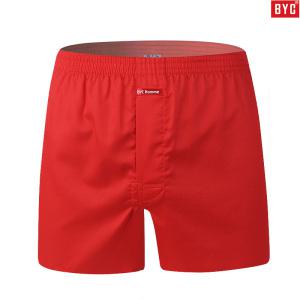 BYC 행운을 부르다는 남자 빨간 트렁크팬티 60수