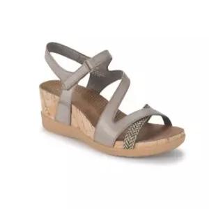 [제옥스][제옥스] (제옥스) W9D10723M71BT 미끄럼방지 볼편안한 여서샌들 굽(6CM) (P002711924)