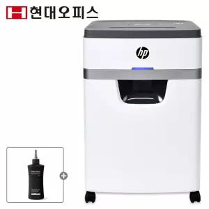 HP 중형 문서세단기 W2518CC +오일 최대 18매 파지함 25L 파쇄기 세절기 카드세단