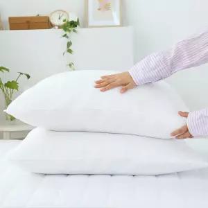 국산 호텔 지퍼형 피톤치드 구름 베개솜 2개세트/경추 베게솜 항균 마이크로화이바 솜 4060 5070  베개커버