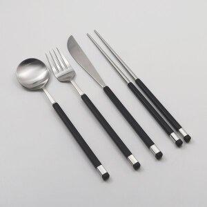 [올라운드#]몽블랑 보겐카라 커트러리 디너4종(스푼,포크,나이프,젓가락) 14가지 색상타입