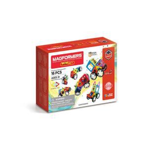 맥포머스 와우 WOW 세트 16PCS 활용 자동차 만들기  ZV-010
