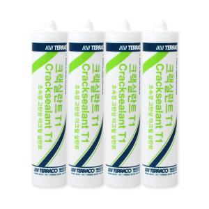 테라코 크랙실란트 T1 콘크리트 균열보수 페인트 도포 가능 실리콘 박스판매(25개입)