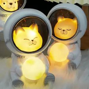 LED 우주캣 무드등 캐릭터 인테리어 조명 취침등 2종