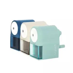 Q 델리 EH502 화이트 포인트 5단 심조절 연필깎이 랜덤