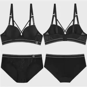 [롯데백화점]예스 블랙 지브라 스트링 브라햄세트 YSWBYA01YSWPYA02