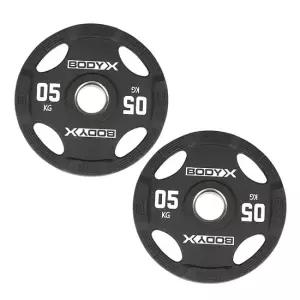 탑구구 TPU 우레탄 중량원판 바벨 헬스 플레이트 5KGx2