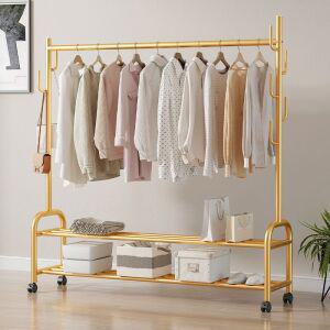 골드 이동식 행거 매장용 파이프 가정용 이동식시스템행거 미니