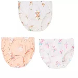 [대구백화점] [오가닉맘][25년신상]벨꼬뜨니 토끼여아팬티3종(MKFUUP23-36-28)