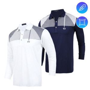 남자티셔츠 카라 기능성 스판 카라티