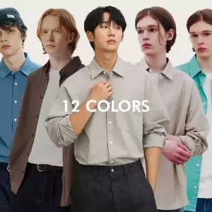 (12컬러 정해인 셔츠)(택가 79900원) 마인드브릿지 [올데이]옥스포드 오버핏 셔츠 MYWS0120