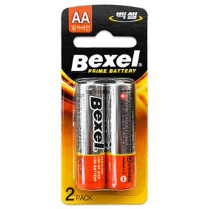 벡셀 AA 알카라인 건전지 2알(1카트) 1.5V