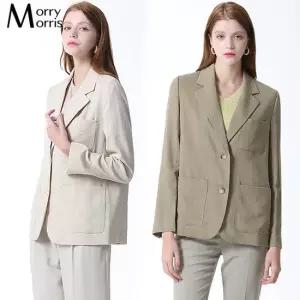 [르오트] 윈디 린넨코튼 포켓 투버튼 재킷