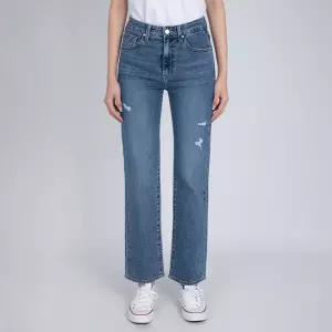 게스 여성 청바지 뉴 슬림 스트레이트 미디엄블루 YN1D6050