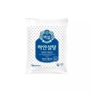 CJ 백설 하얀설탕 1kg, 2개/무/배